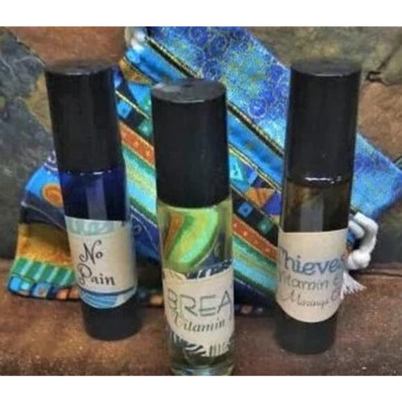 3- 10ML"Take Care" Essential Blends Roll Ons *No Pain *Breathe *Thieves' Oil - Picture 7 of 8